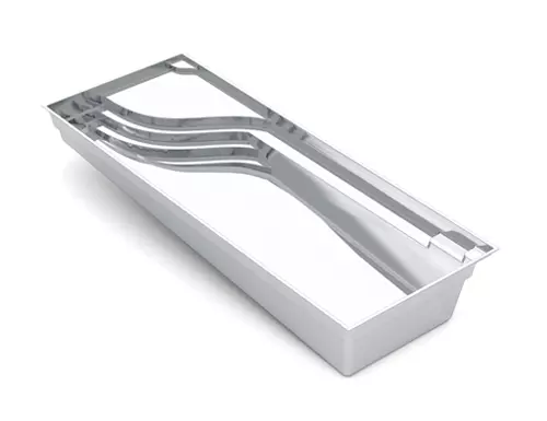 The Wave™ Fiberglass Pool 3D image